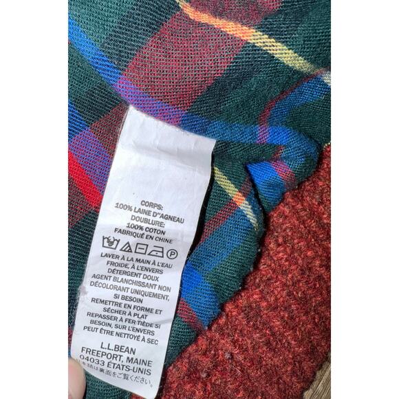 L.L. Bean Men's Rust lined Sweater - 100%Wool - size Large - OB - Picture 9 of 12